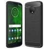 Flexi Slim Carbon Fibre Case for Motorola Moto G6 Plus - Brushed Black